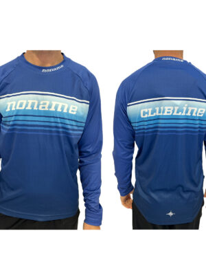 RUNNING T-SHIRT LS UX BLUE/LIGHT BLUE/CLUBLINE