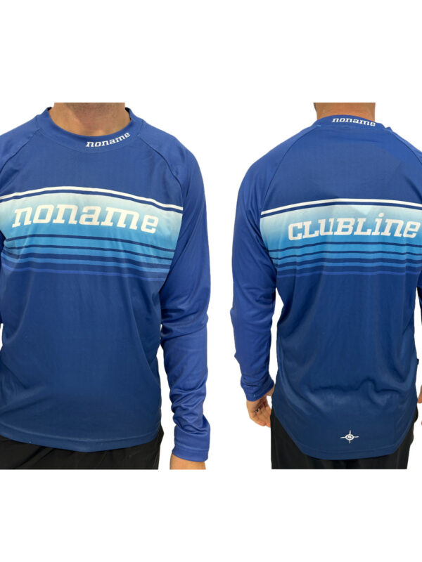 RUNNING T-SHIRT LS UX BLUE/LIGHT BLUE/CLUBLINE