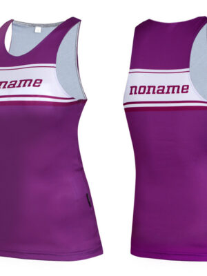 RUNNING SINGLET PLUS WO'S PURPLE/WHITE