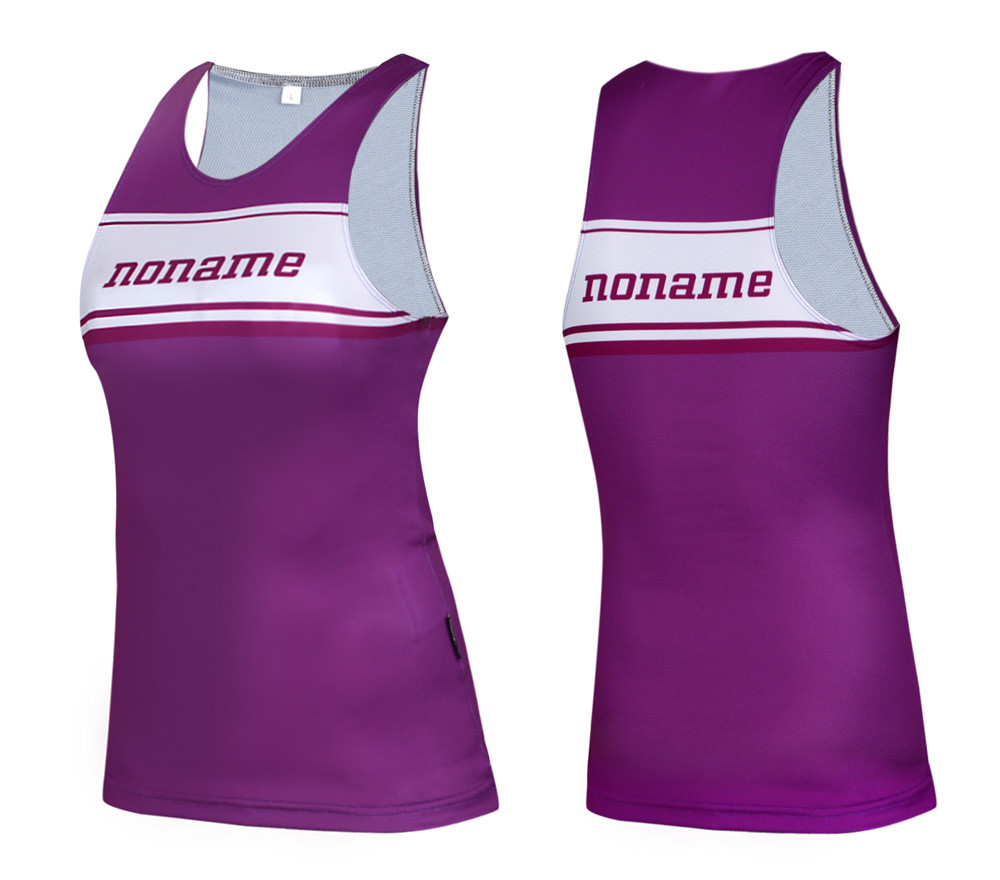 RUNNING SINGLET PLUS WO'S PURPLE/WHITE