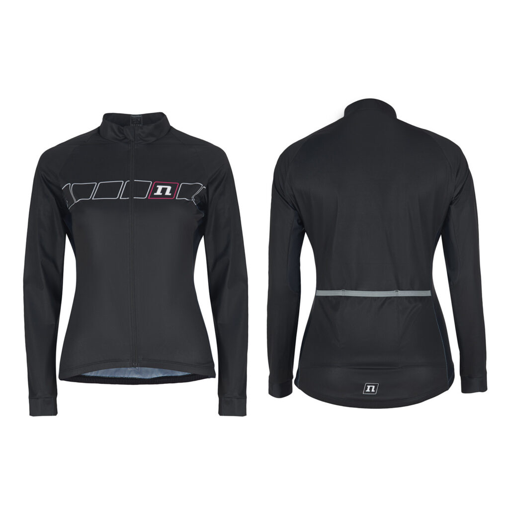 PRO WIND JACKET WO'S BLACK/PINK/WHITE