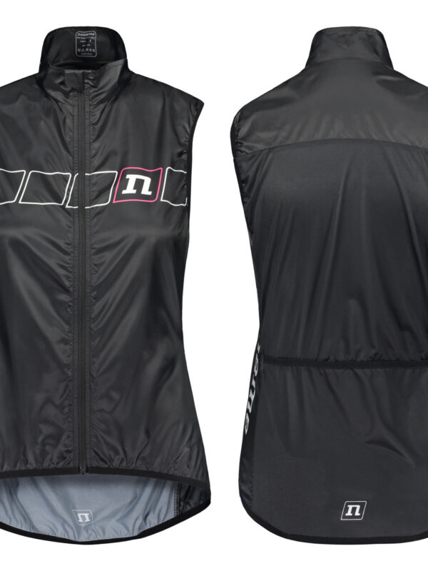 PRO WIND VEST LIGHT WO'S BLACK/PINK