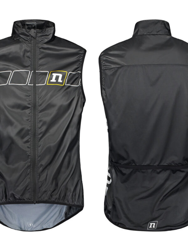 PRO WIND VEST LIGHT UX BLACK/YELLOW
