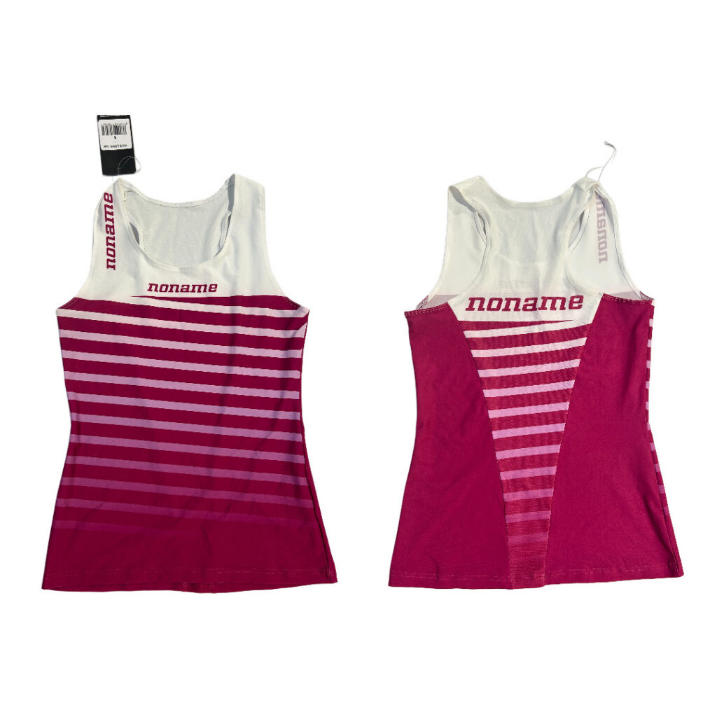WO'S LONG TOP PINK/WHITE