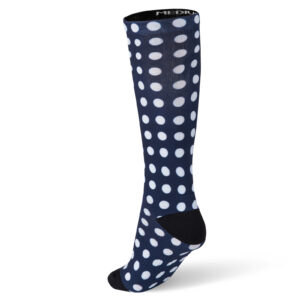 O-SOCKS DOTS DARK BLUE
