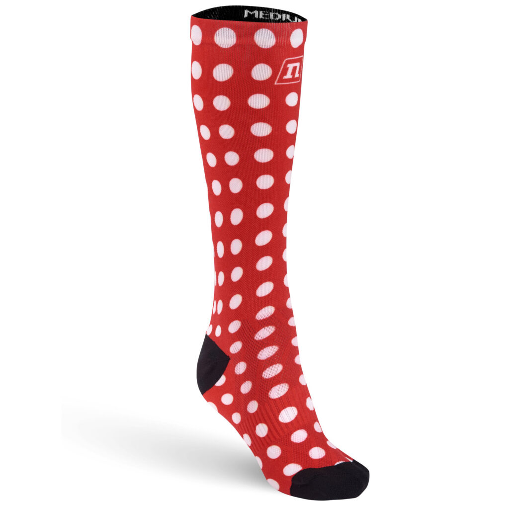 O-SOCKS DOTS RED