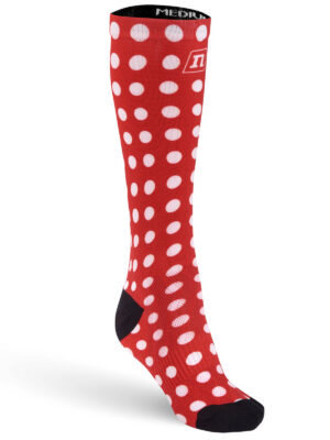 O-SOCKS DOTS RED