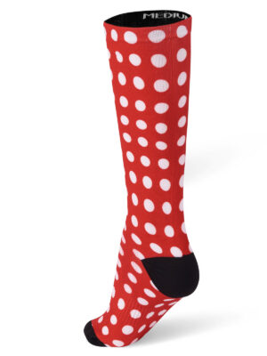 O-SOCKS DOTS RED