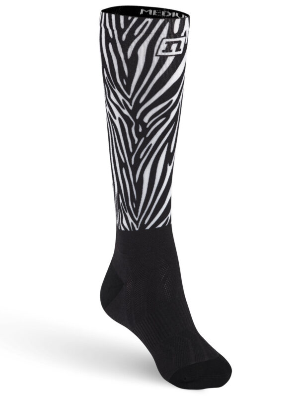 O-SOCKS DOTS ZEBRA