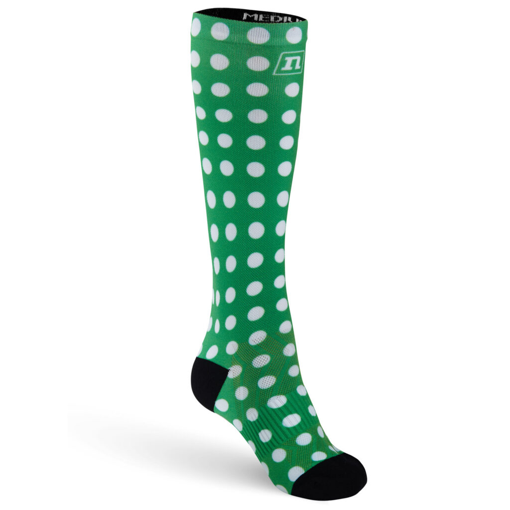 O-SOCKS DOTS GREEN
