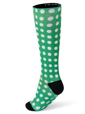 O-SOCKS DOTS GREEN