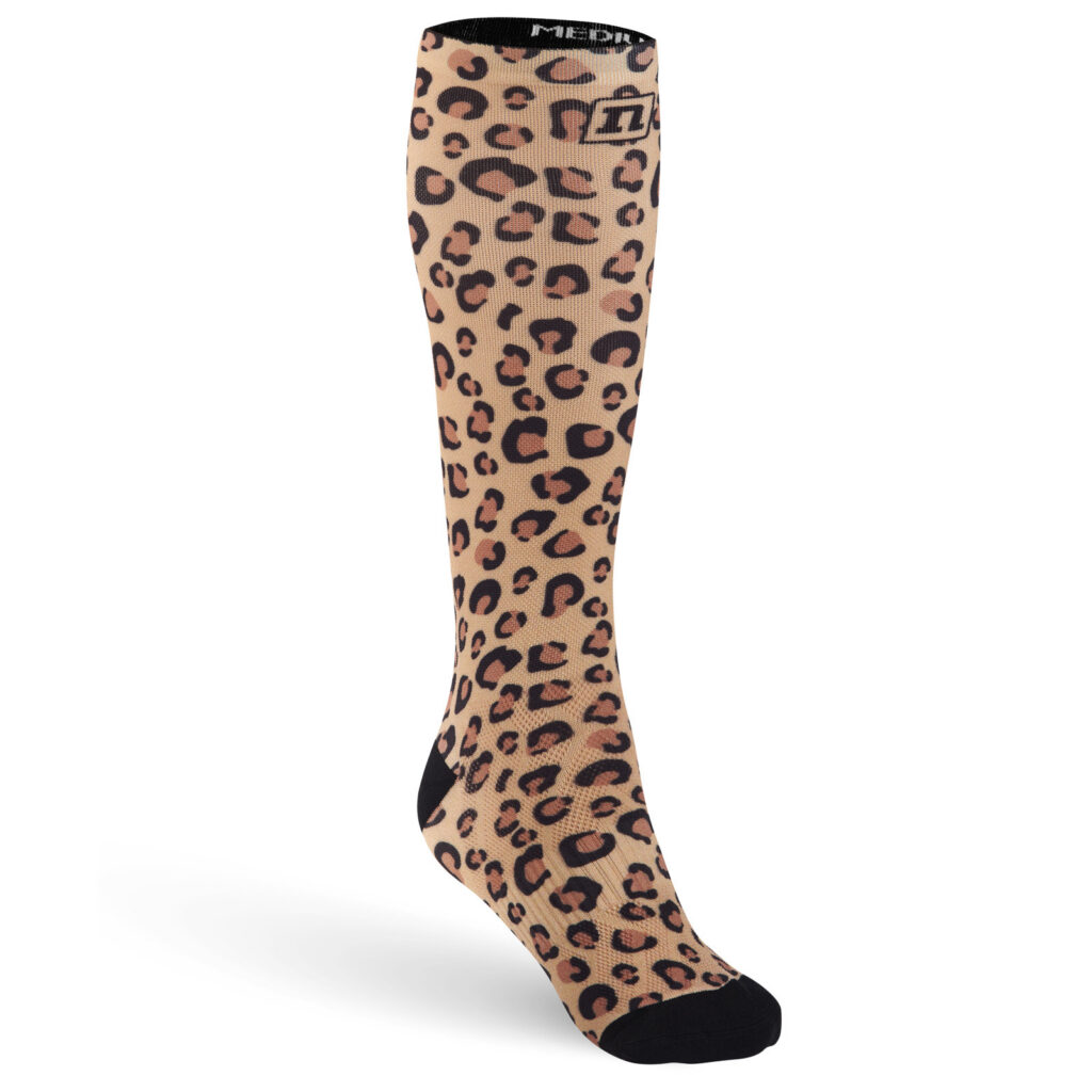 O-SOCKS DOTS LEOPARD
