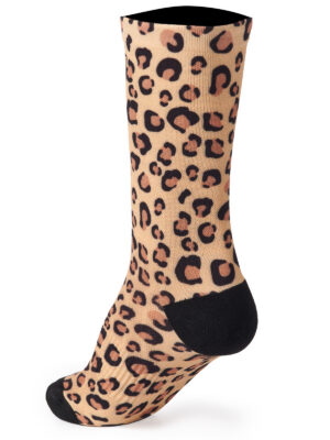 CREW SOCKS LEOPARD