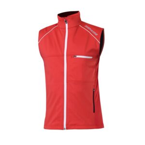 Soft shell vest Flow in motion 18, red, unisex