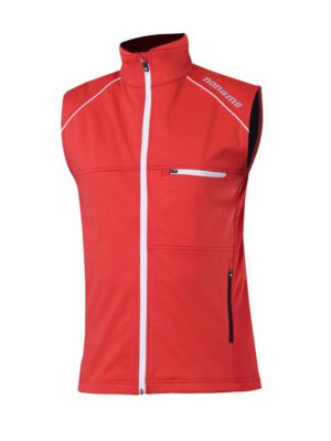 Soft shell vest Flow in motion 18, red, unisex