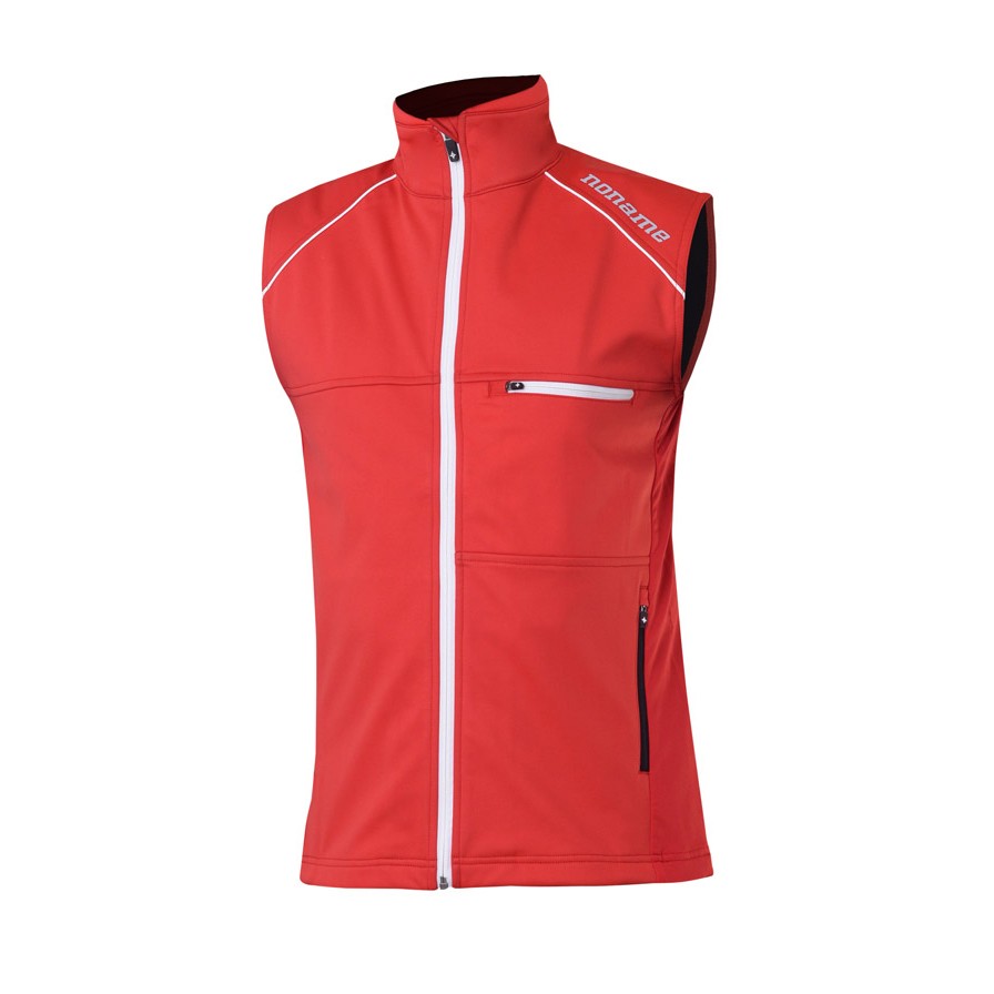 Soft shell vest Flow in motion 18, red, unisex