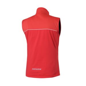 Soft shell vest Flow in motion 18, red, unisex