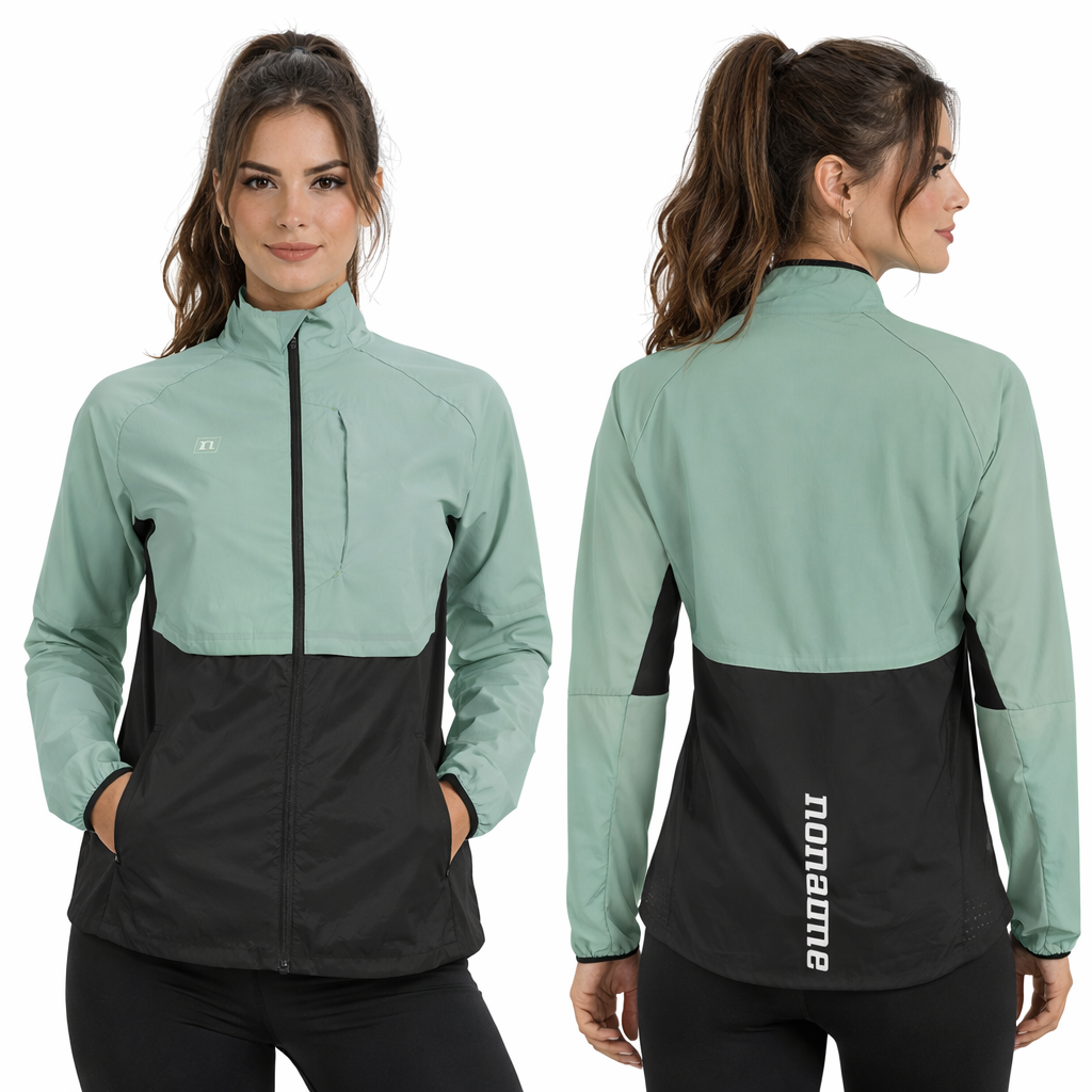 WINDY JACKET WO GREEN/BLACK