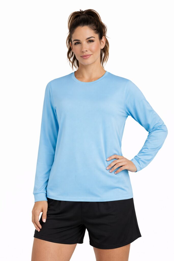 Comp Jersey Long WO Light Blue