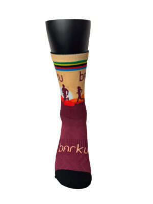 BARKU CREW SOCKS BURGUNDY