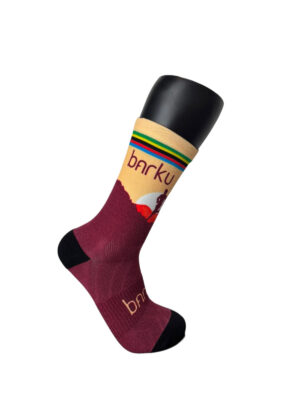 BARKU CREW SOCKS BURGUNDY